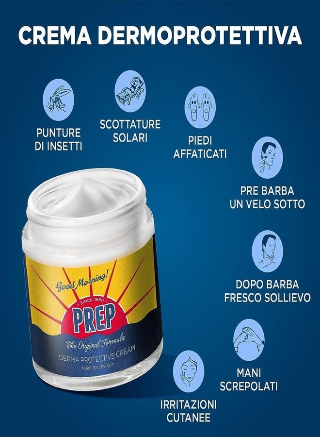 PREP كريم حماية ديرما من PREP، خالي من البارابين 2.53 أونصة سائلة (75 مل) جرة (عبوة من 2) [استيراد إيطالي] - Image 2