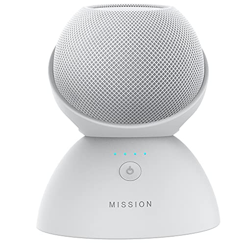 Mission Cables Mission Battery Base for HomePod Mini (White) (Make HomePod Portable) - Image 1