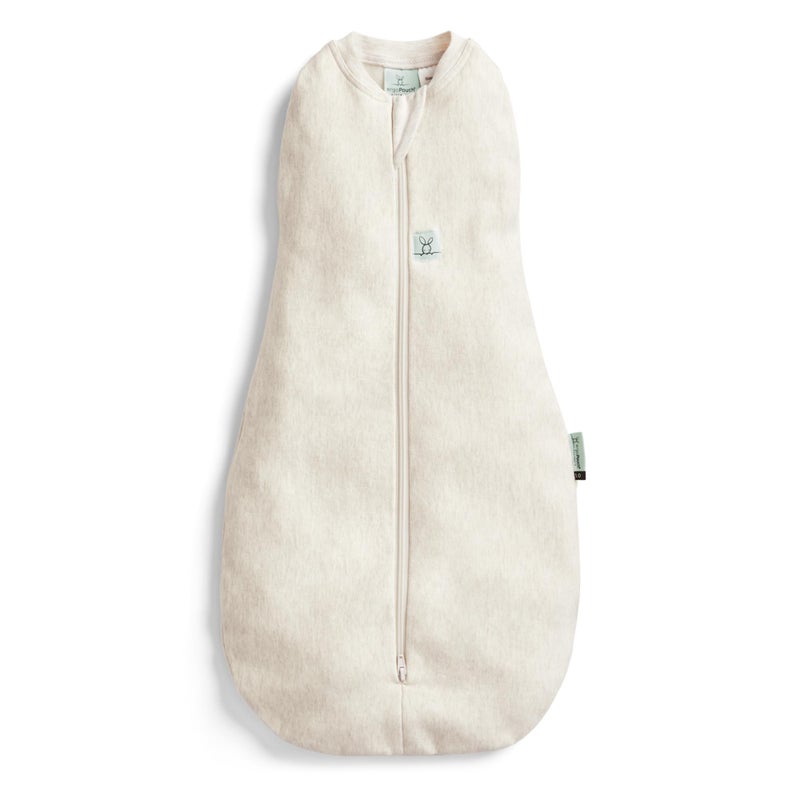 ergoPouch Cocoon Swaddle Sack 02 TOG Baby Sleep Sack Gentle Snug Fit Helps Calm Startle Reflex Ideal for Arms InOut Sleeping Soft Breathable Fabric for Better Sleep 36 Months Oatmeal Marle