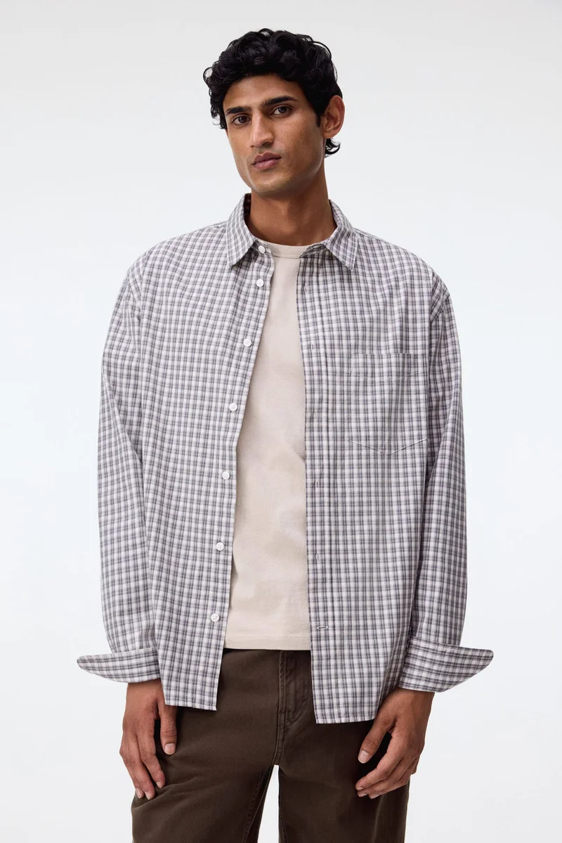 H&M  Regular Fit Cotton shirt for Men | Best Price UAE