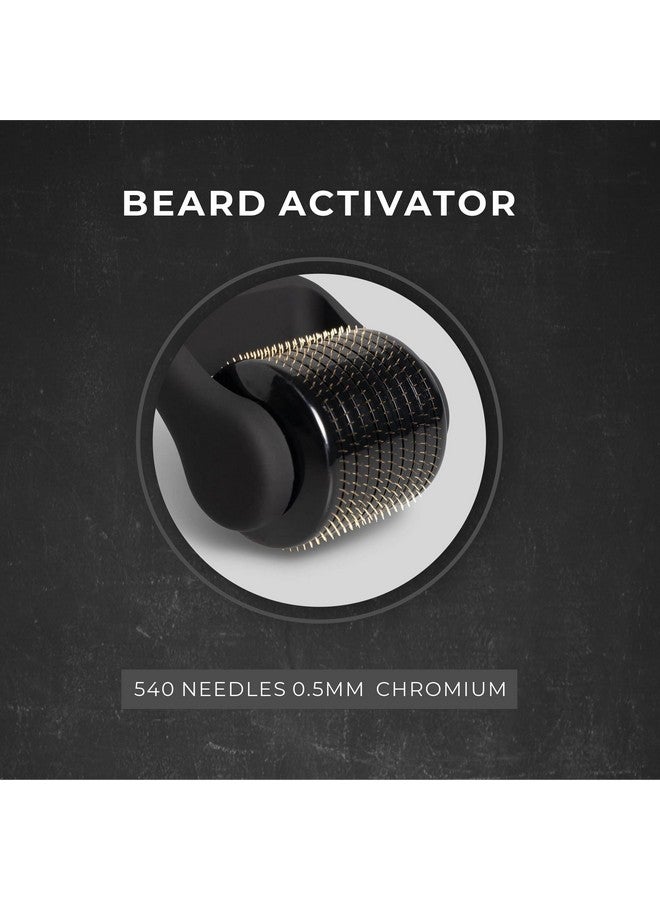 BEARDO Beardo Beard Activator Derma Roller for Men, 540 - 0.5mm Chromium needles, Stimulates Hair Growth | Follicles activation | No Patchy Beard with Hair Growth Derma Roller - Image 5