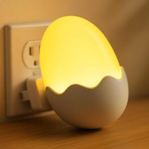 Chocozone Egg Shape Night Lamp for Kids Room Plug in Night Light for Bedroom Night Lamp - Image 2