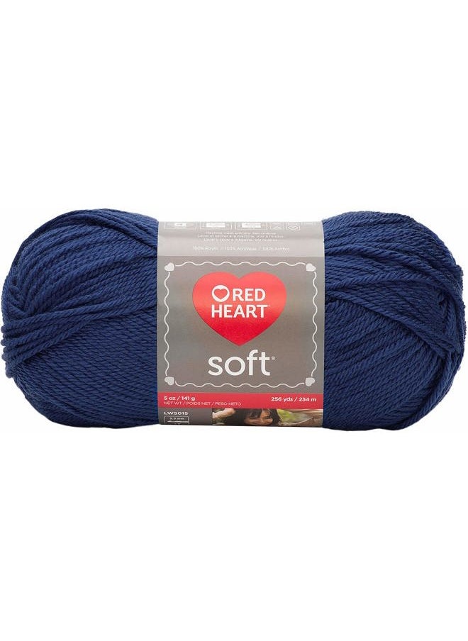 RED HEART - Soft Yarn, Royal Blue - E728-9851 - Image 1