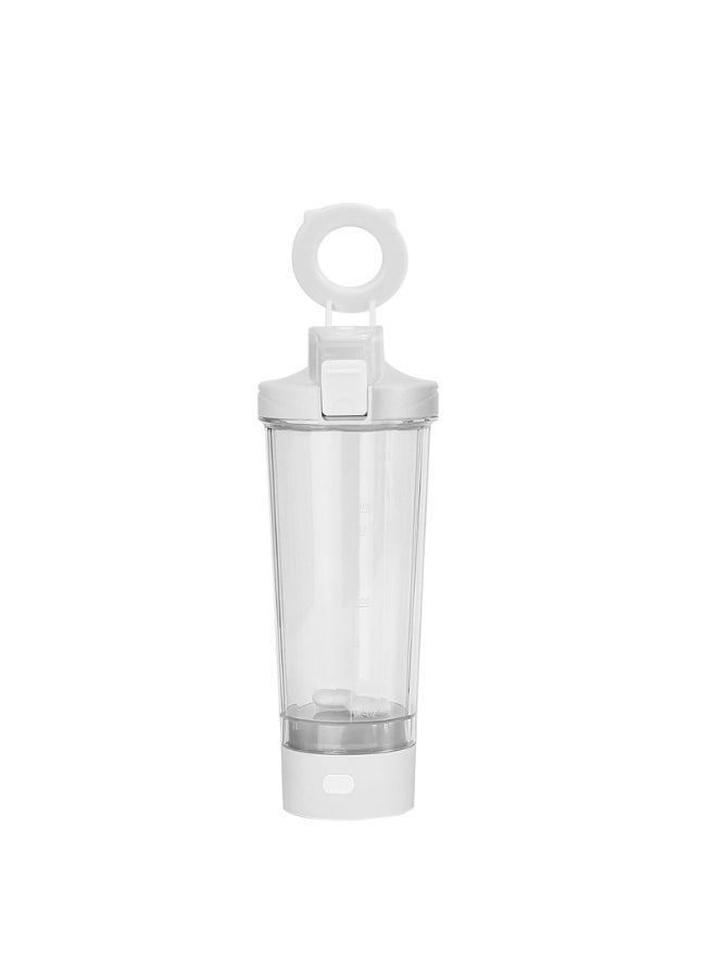 Electric Protein Shaker Cup with Magnetic Phone Holder, USB-C Rechargeable Portable Blender with Powerful Motor for Smooth, Lump-Free Shakes - 700ml/20oz (white) - Image 2