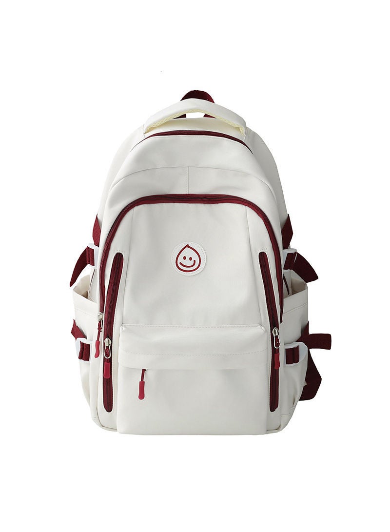 Sharpdo Simple School Backpack For Girls Boys,Waterproof Bookbag For Women Men,College Student School Bag,Lightweight Travel Rucksack Casual Daypack,Laptop Backpacks - Image 1