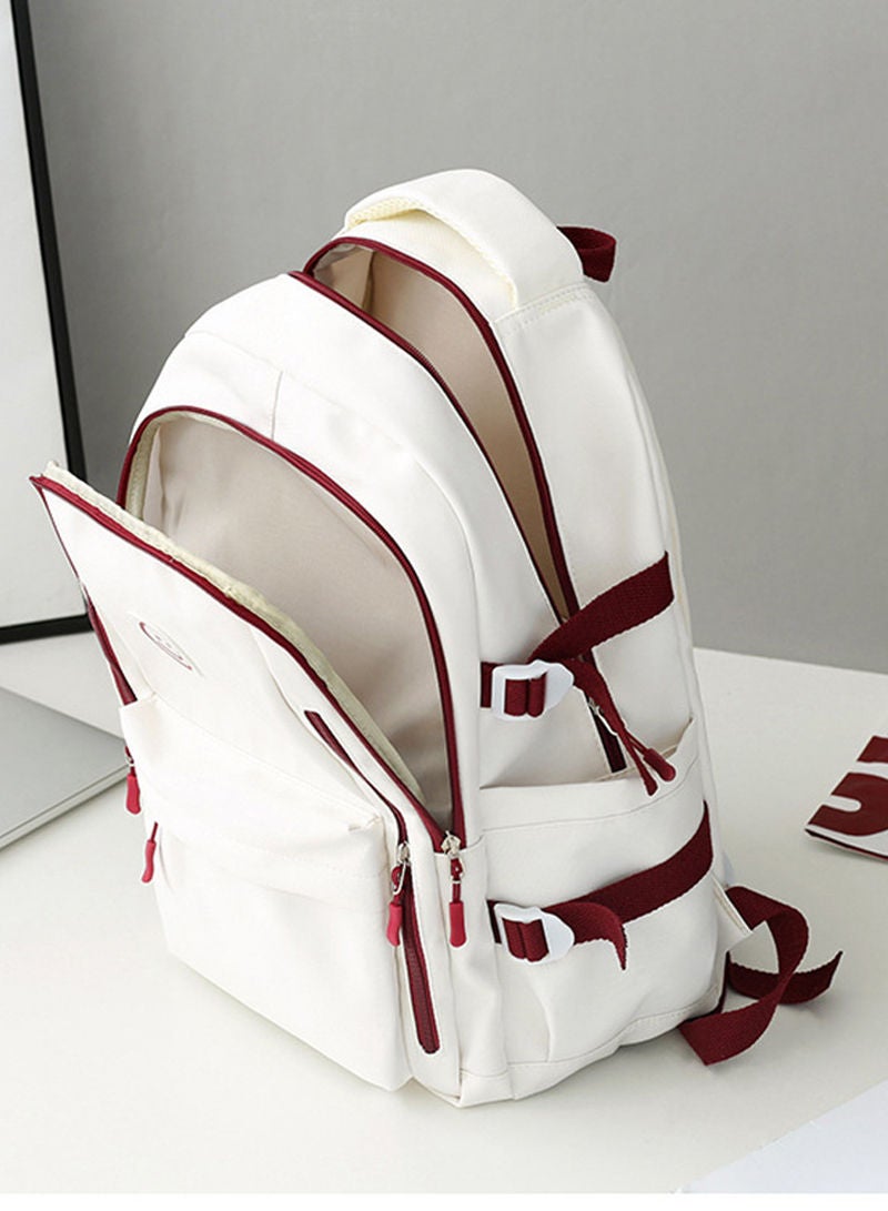 Sharpdo Simple School Backpack For Girls Boys,Waterproof Bookbag For Women Men,College Student School Bag,Lightweight Travel Rucksack Casual Daypack,Laptop Backpacks - Image 4