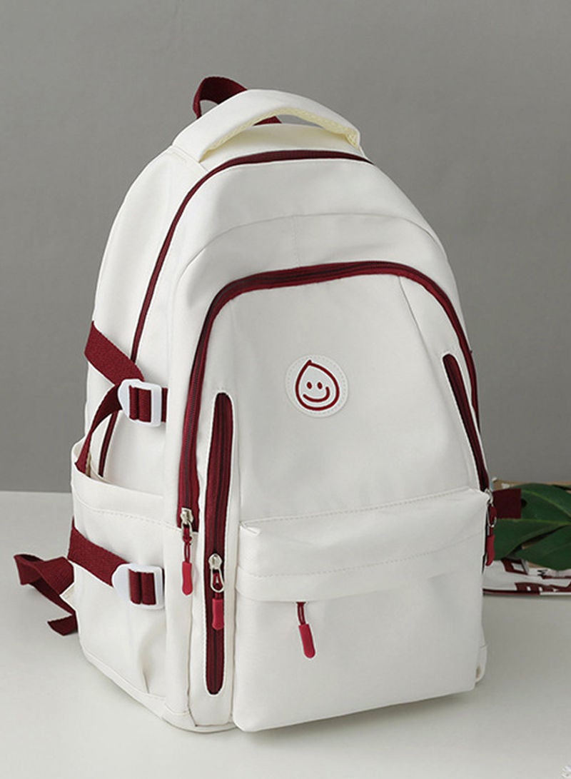 Sharpdo Simple School Backpack For Girls Boys,Waterproof Bookbag For Women Men,College Student School Bag,Lightweight Travel Rucksack Casual Daypack,Laptop Backpacks - Image 5