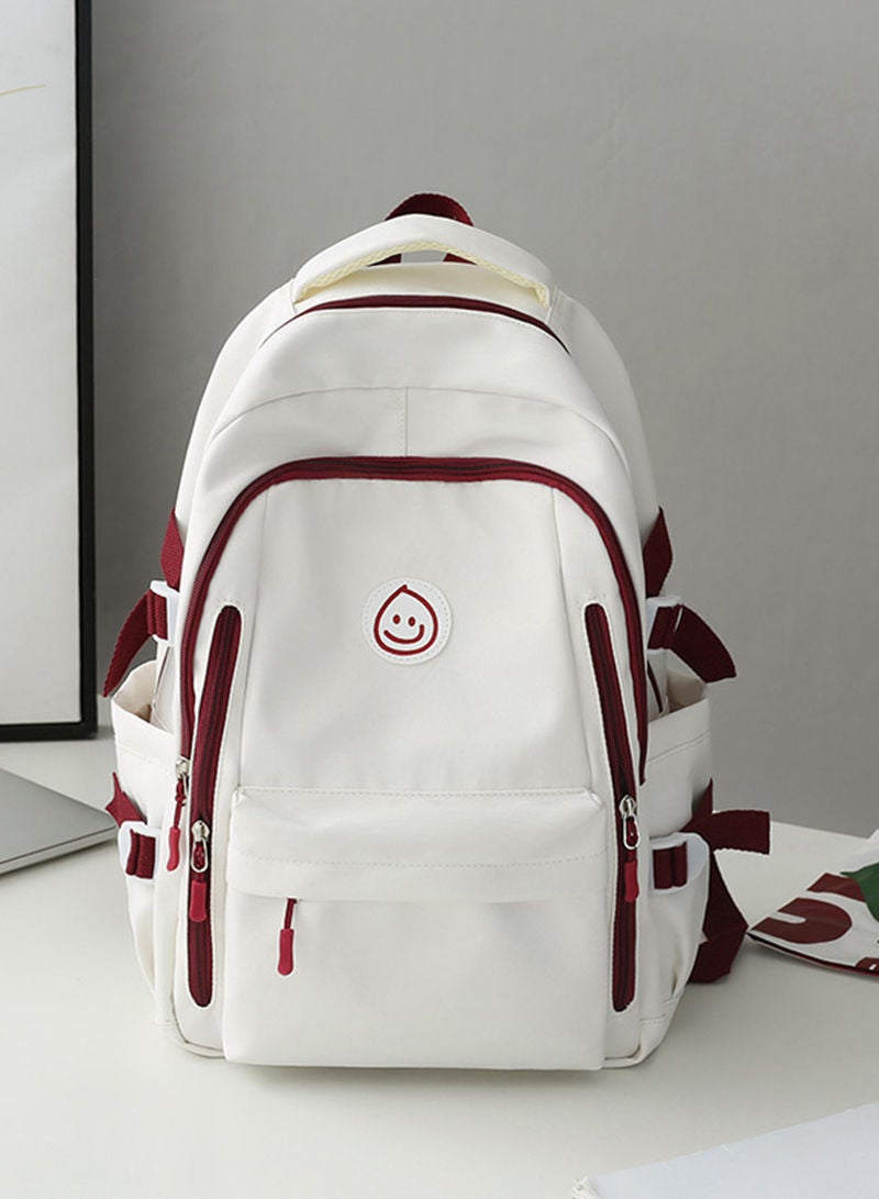 Sharpdo Simple School Backpack For Girls Boys,Waterproof Bookbag For Women Men,College Student School Bag,Lightweight Travel Rucksack Casual Daypack,Laptop Backpacks - Image 2