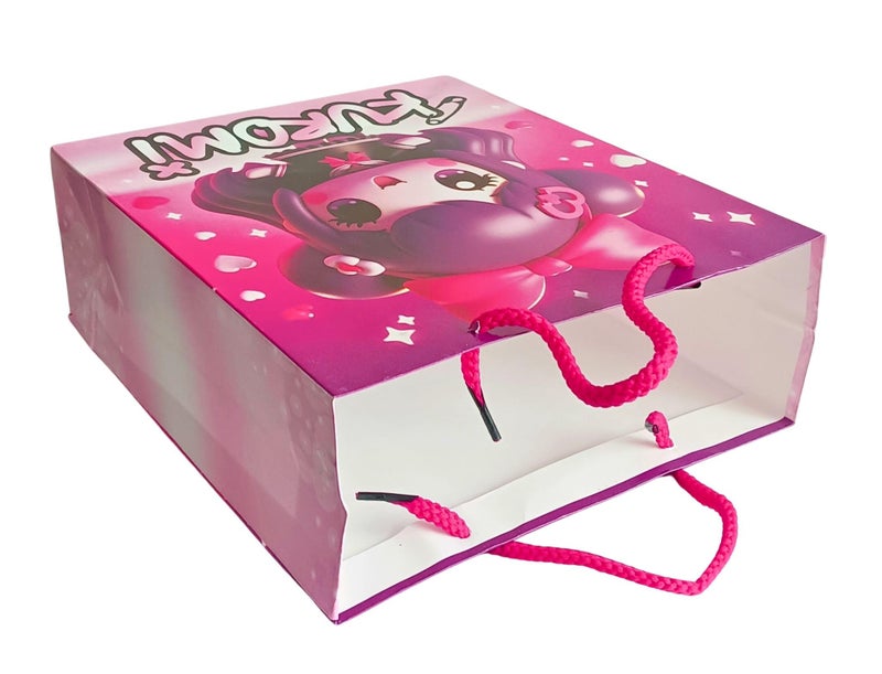 GOLD LEAF Party Favor Bags - 10PCS | Kuromi Gift Bags for Goodies, Treats & Candy | Kuromi Birthday Party Supplies - Kawaii Decorations (Purple) - Image 5