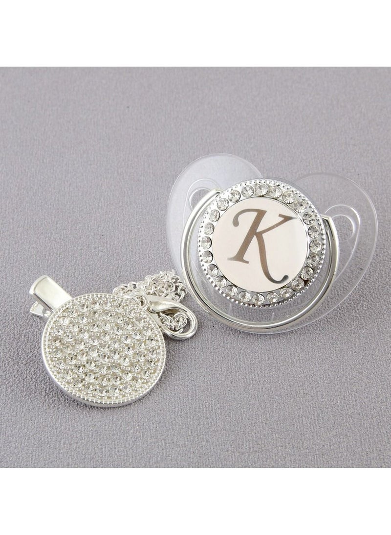 Alphabet Pacifier With Pacifier Clip