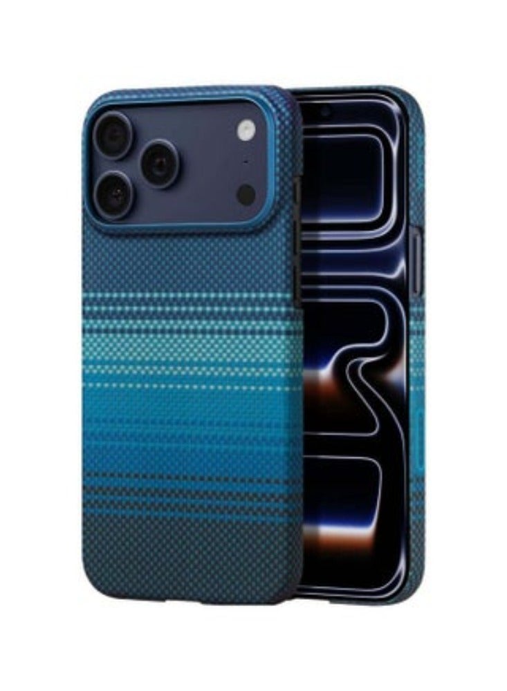 جراب بيتاكا لهاتف iPhone 17 Pro Max مقاس 6.9 بوصة مع زر للتحكم في الكاميرا، متوافق مع MagSafe، جراب فائق النحافة مع إحساس باللمس بدون غطاء، منسوج من الألياف، لون شروق القمر