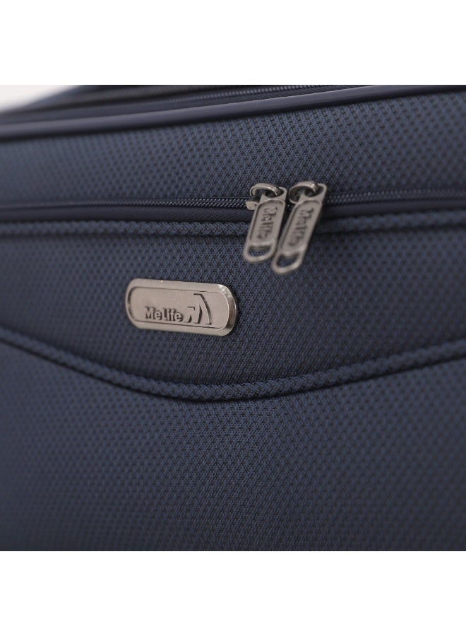 MELIFE 4 Piece Soft Luggage Set | 20", 24", 28", 32" | Lightweight Travel Trolley Bags | 360° Spinner Wheels - Image 3