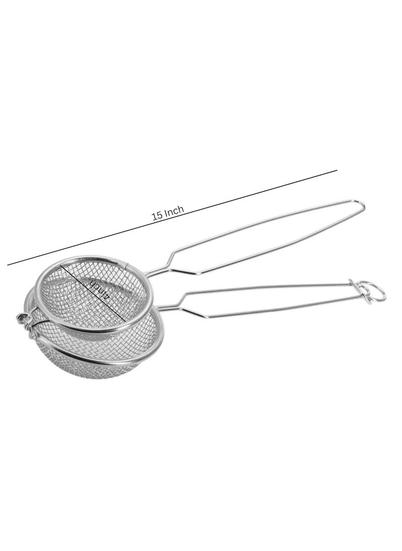 OLRADA Olrada 15inch Stainless Steel nest Basket Lachha Tokri Stainless Steel nest Basket  - Image 2