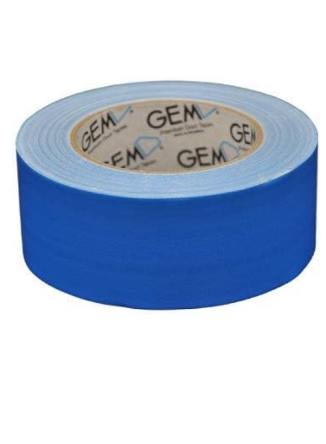 Gem Premium Duct Tape 50mm x 25m Strong Adhesive Light Blue - Image 1