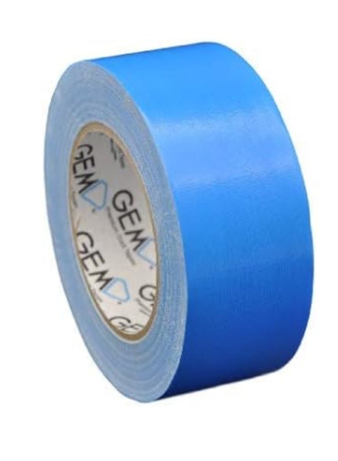 Gem Premium Duct Tape 50mm x 25m Strong Adhesive Light Blue - Image 3