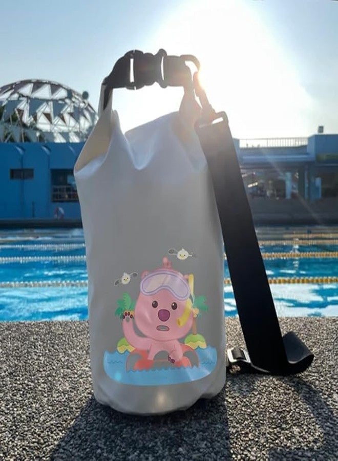 GNOLY Portable 5L Roll Top Waterproof Bag - Dry Storage Sack for Outdoor Activities - Perfect for Swimming, Beach Trips, Kayaking - Protects Gear & Essentials (1Pcs) - Image 2