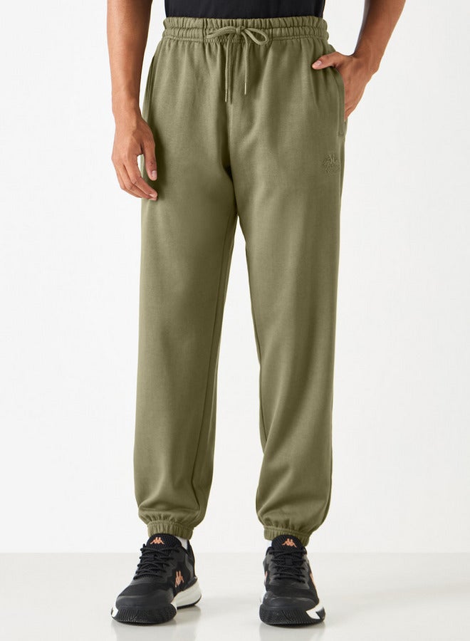 Kappa Logo Embroidered Joggers with Pockets - Image 1