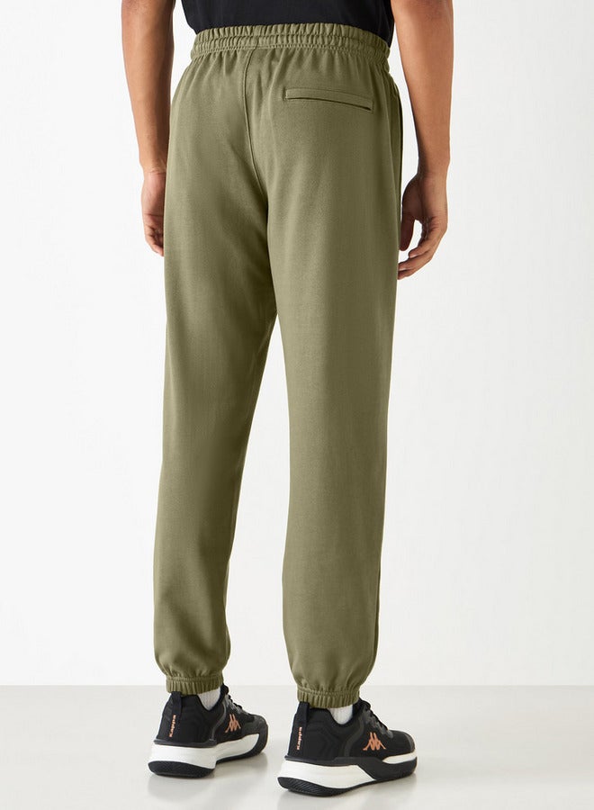 Kappa Logo Embroidered Joggers with Pockets - Image 3