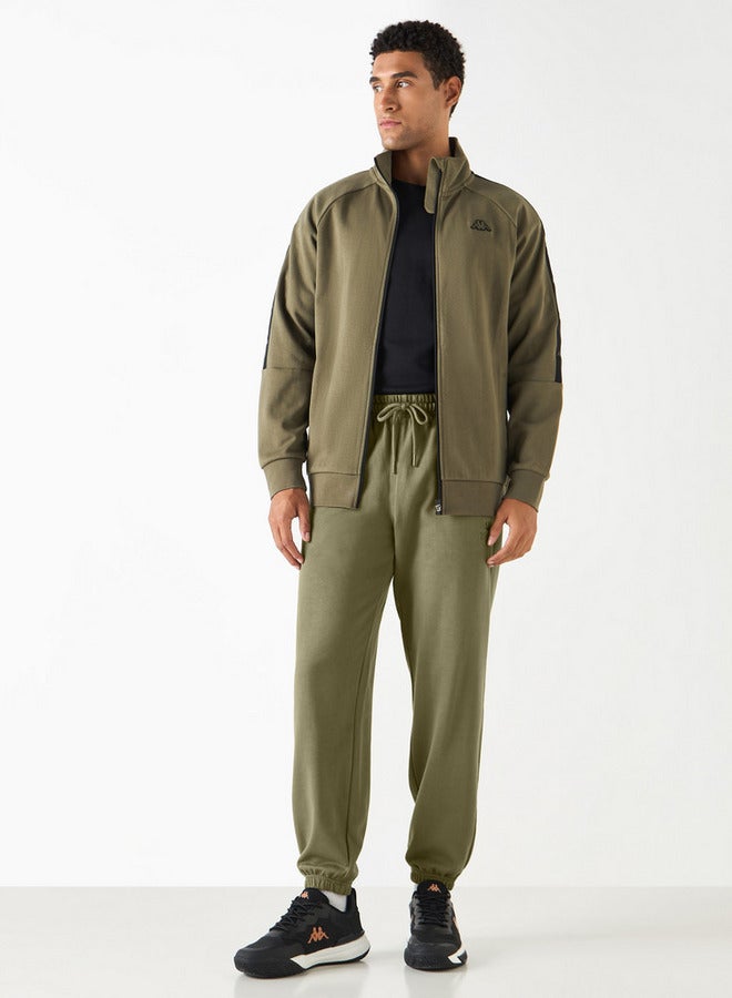 Kappa Logo Embroidered Joggers with Pockets - Image 2