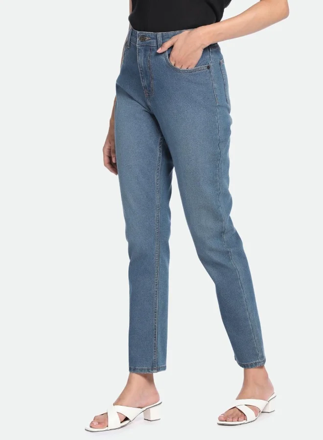 Dennis Lingo High Rise Slim Fit Indigo Jeans – Sleek and Modern