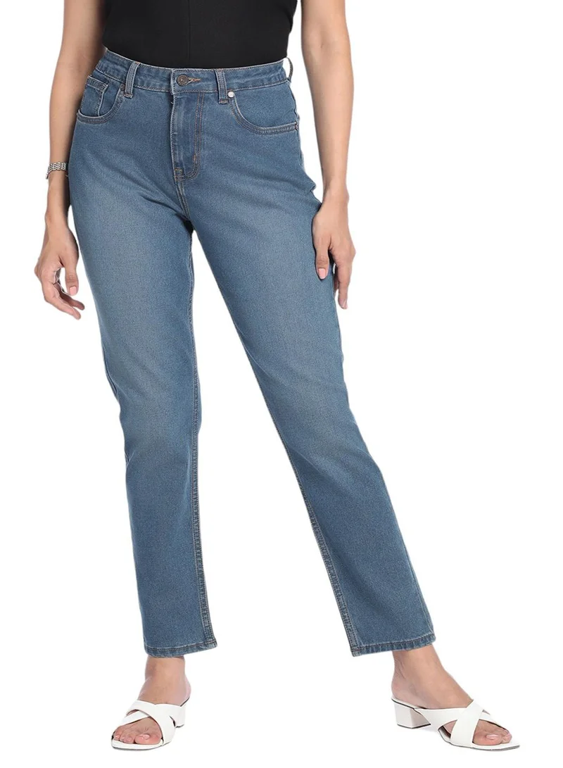 Dennis Lingo High Rise Slim Fit Indigo Jeans – Sleek and Modern