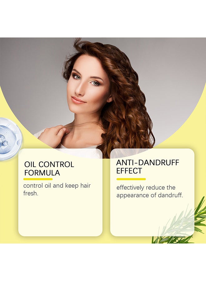 إيلهو شامبو EELHOE Sulfur Oil Control المضاد للقشرة غني بالعناصر الغذائية مثل حمض الهيالورونيك ومستخلص الشاي، الذي ينظف الشعر بلطف ويعتني به ويحسن الشعر الجاف والمجعد. - Image 4