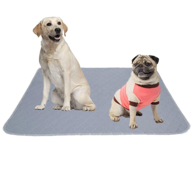 Washable Pee Pads for Dogs Reusable Puppy Training Whelping Pad Waterproof Fast Absorption Housebreaking Pads for Travel Potty NonSlip LeakProof Dog Pee Mats