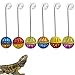 Koomduk 6 Pack Bearded Dragon Toys AccessoriesBearded Dragon Toy Balls BellFit for Lizard Small Reptile Habitat Terrarium Tank - Image 3