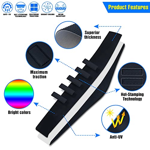 MCHMFG غطاء مقعد ناعم عالمي من MCHMFG بتصميم الماس للدراجات النارية والدراجات الترابية MX كروس إندورو أسود - Image 2