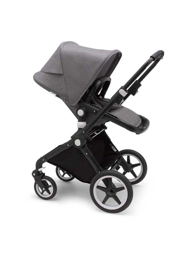 Bugaboo - Lynx Stroller Complete  Black/Grey Melange - Image 1
