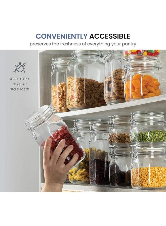 Bormioli Rocco Fido Clear Glass Jar with 85 mm Gasket, 1.5 Liter (Pack of 2) - Image 3