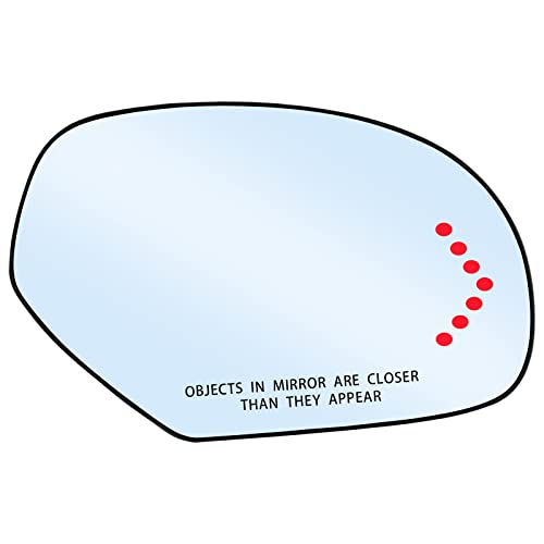 SKARUMMER Passenger Right Side Heated Mirror Glass Replacement for Chevy Chevrolet Silverado Avalanche Suburban GMC Sierra Yukon Cadillac Escalade Exterior Side Power Heated Signal Mirror 15886196 - Image 1