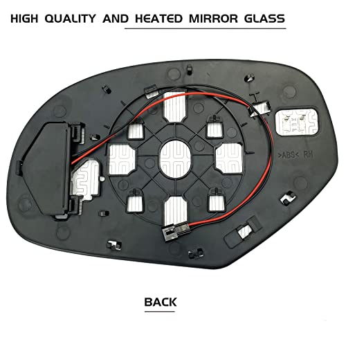 SKARUMMER Passenger Right Side Heated Mirror Glass Replacement for Chevy Chevrolet Silverado Avalanche Suburban GMC Sierra Yukon Cadillac Escalade Exterior Side Power Heated Signal Mirror 15886196 - Image 2