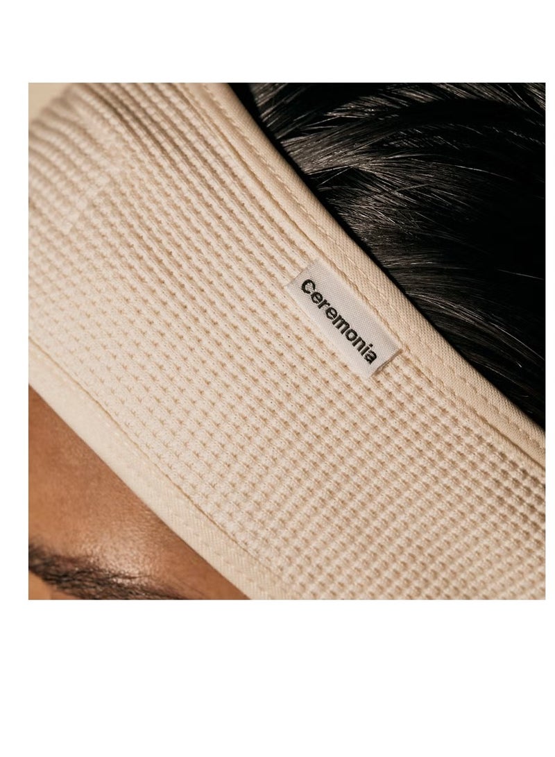 CEREMONIA عصابة رأس سيريمونيا سبا - كريمي - Image 4