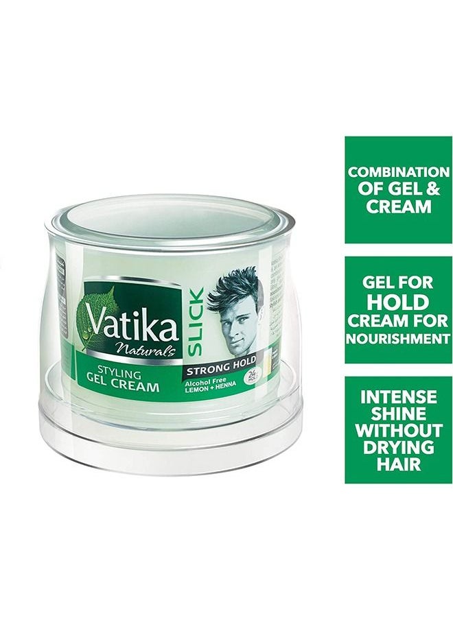 Vatika Naturals - Vatika Naturals Slick Strong Hold - Styling Gel Cream | Hyper Solid, High Shine | Easy Wash Off | For Medium to Long Hairs - 250 ml - Image 1