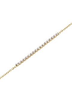 RoseField Rosefield Tennis Crystal Clear Bracelet Gold - JBTCG-J904  - Image 2