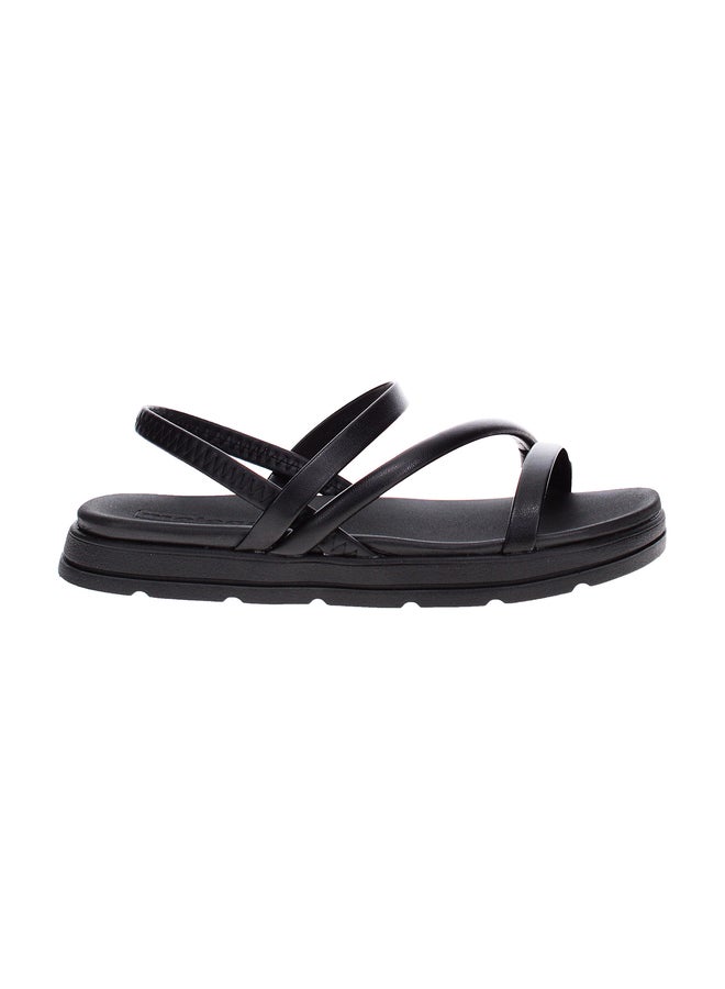 MOLECA Textured Slip-On Flat Sandals - Image 5
