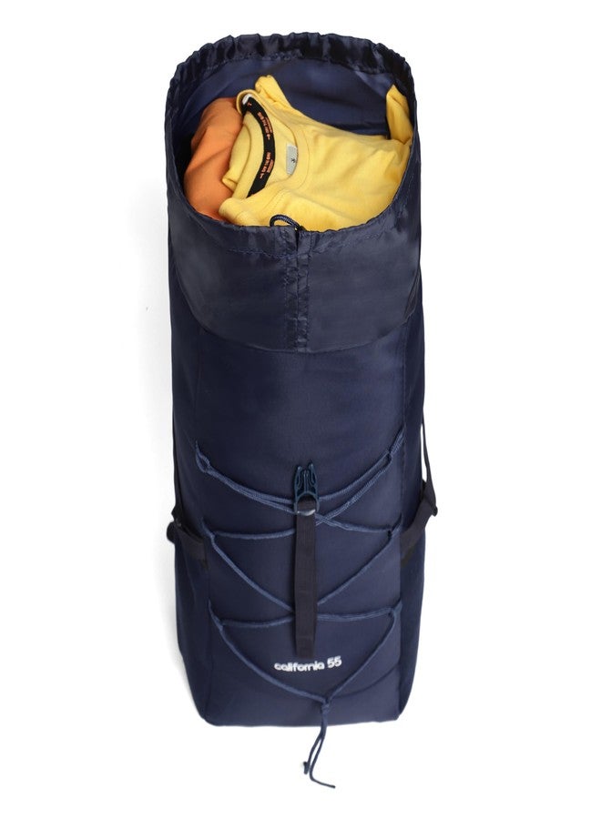 Impulse Rucksack Bags 55 Litres Travel Bag For Men Tourist Bag For Travel 3 Compartment Backpack For Hiking Trekking Bag For Men Camping California 55 With 1 Year Warranty, Blue - Image 5