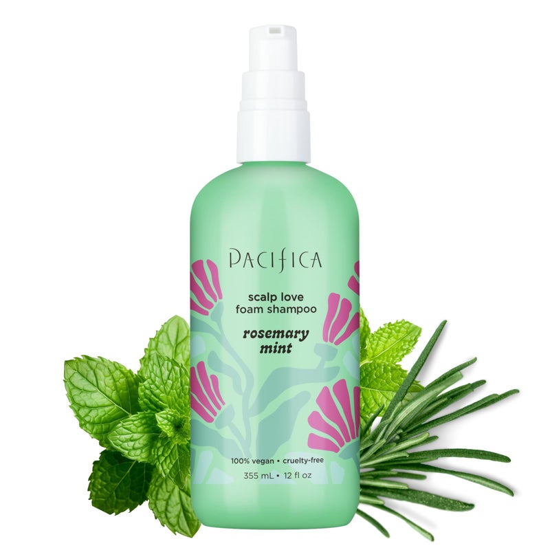 Pacifica Rosemary Mint Scalp Detox Shampoo â€“ Clarifying Shampoo for Dry Flaky Scalp, Removes Buildup & Excess Oil, Invigorating Rosemary + Mint Clean Beauty Vegan Dermatologist Tested - Image 1