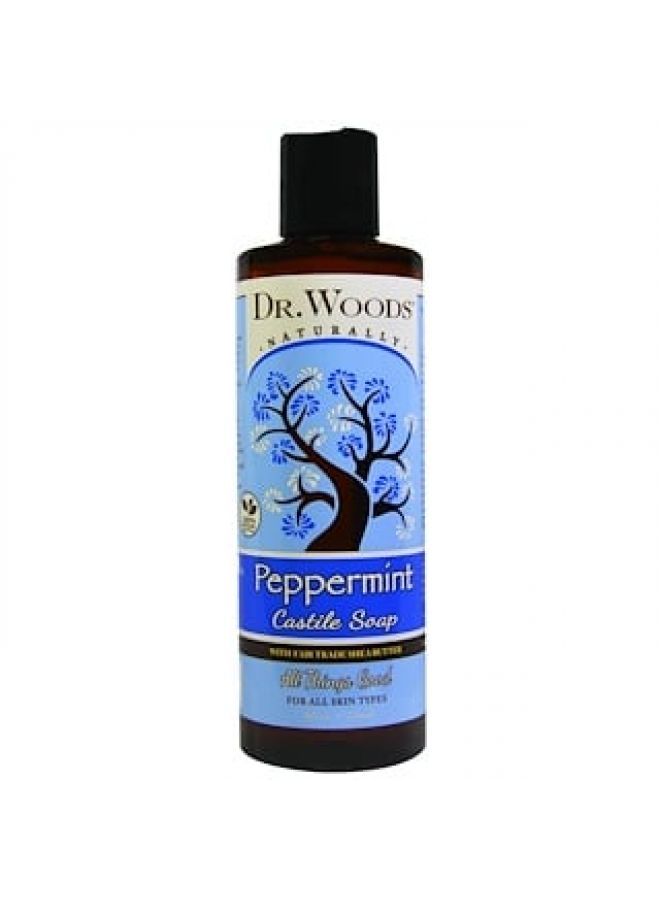 Dr. Woods Dr. Woods Peppermint Castile Soap with Fair Trade Shea Butter 8 fl oz 