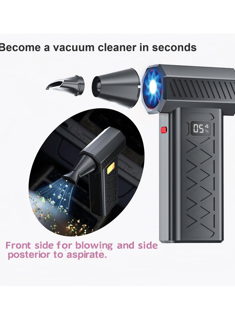 Air Duster, Turbo Jet Fan for Sand and Dust Removal, 130000RPM 6-Gear Adjustable - Image 3