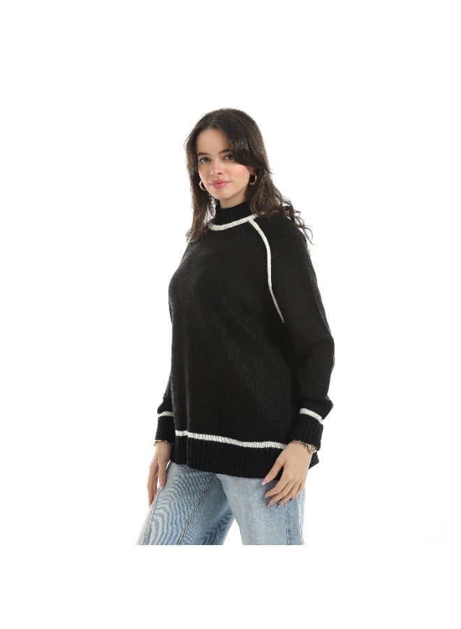 Coctail 17514-Pullover-black - Image 2