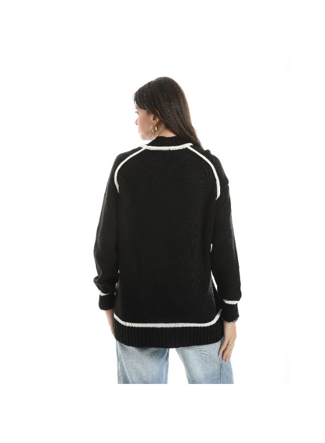 Coctail 17514-Pullover-black - Image 3