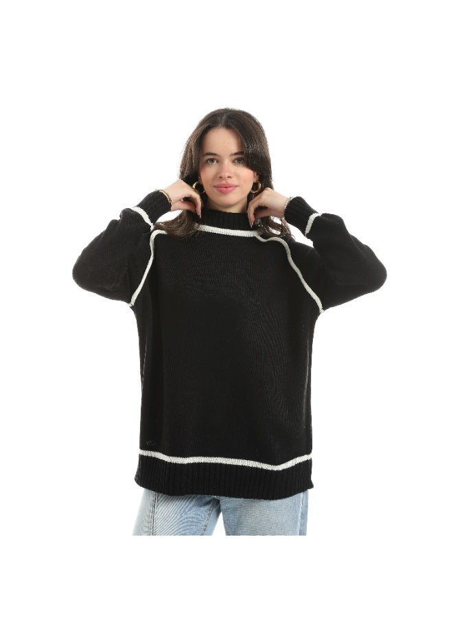 Coctail 17514-Pullover-black - Image 1