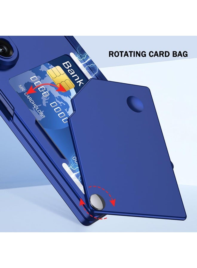 general Case for Samsung Galaxy Z Fold 7, with Hinge, Full Body Protective Case, Folding Stand, Invisible Card Slot, Shockproof Hard PC Case - Image 2