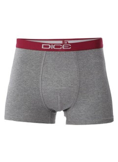 DICE Pack of 5 Comfort Cotton Plain Boxer for Men  - Image 4