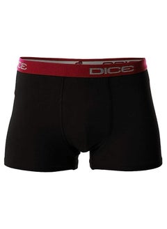DICE Pack of 5 Comfort Cotton Plain Boxer for Men  - Image 2