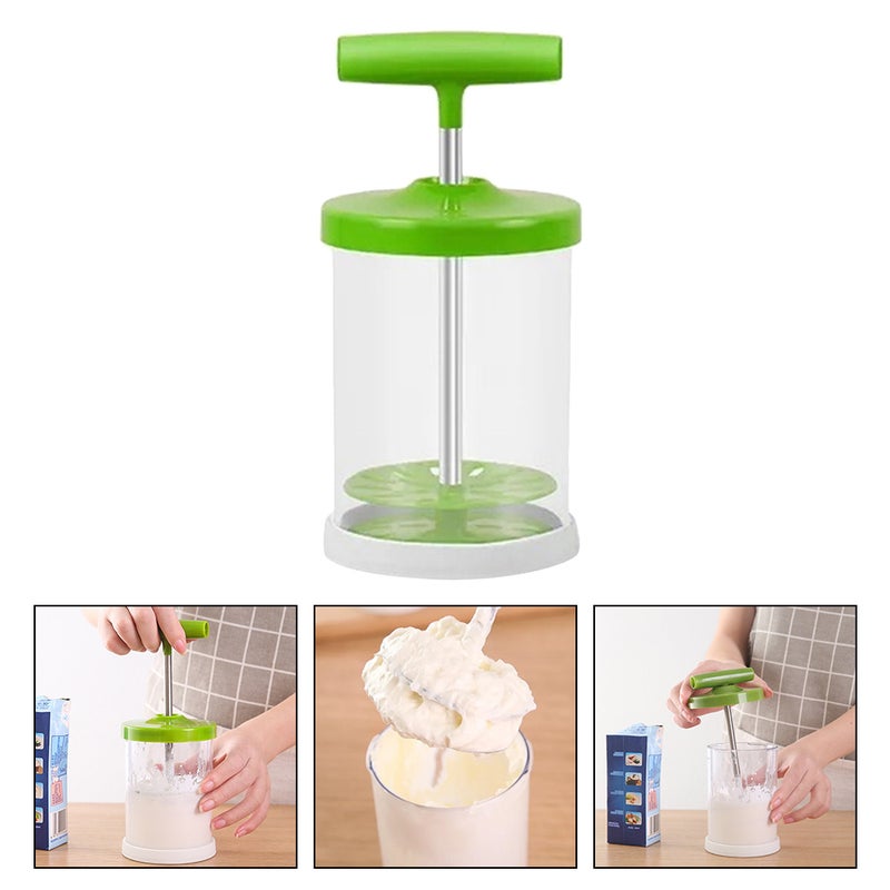 2pcs Professional Manual Frother Cappuccino Mixer Practical Kitchen Gadget - Image 3