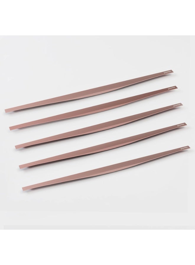Plantex Profile Handle for Kitchen Cabinet/30 Inch Aluminium Drawer Profile Handle/Wardrobe Pull Handle for Home/Office/Hotel - Pack of 5 (Rose Gold) - Image 1