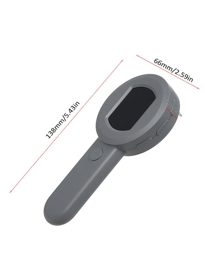 Generic - Digital Magnifier with 2.0inch IPS Screen 100X Magnifying Glass with Light Magnifier for Reading White and Purple Lights Windows Compatible - Image 1